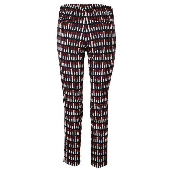 PRADA 38 US 0 pants lipstick print black - Picture 2 of 12